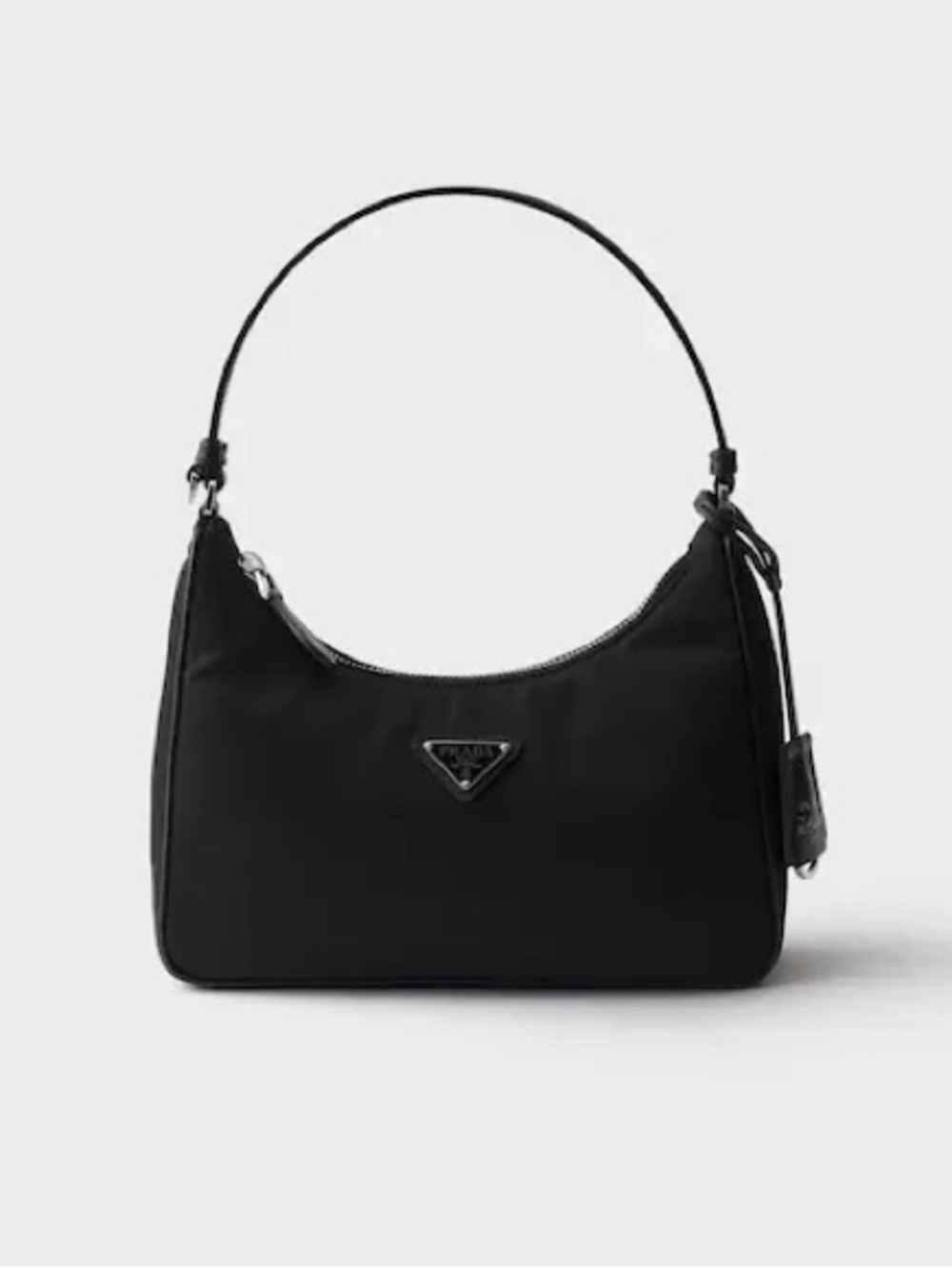 Prada Black Re-Edition 2005 Re-Nylon and Saffiano mini bag